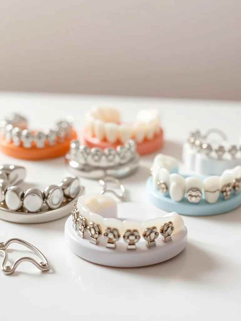 Types de brackets en orthodontie